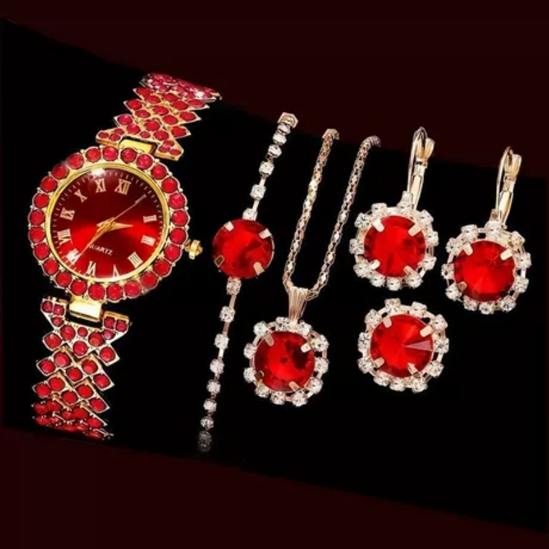 6PCS ผู้หญิงที่สง่างามแฟชั่นเค - Jewelry Like Watches บทวิจารณ์และราคา